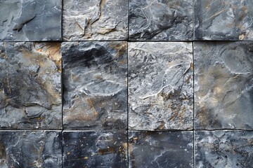 Smooth Stone Tile Texture in Neutral Gray.