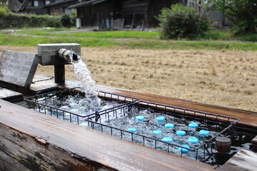 Japanese traditional way to freeze drinks