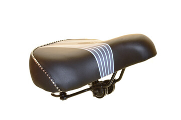 bicycle saddle isolated on white background
