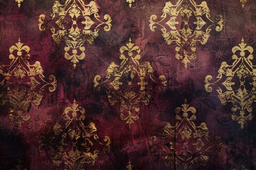 Vintage-Inspired Tapestry Texture Background in Rich Hues.