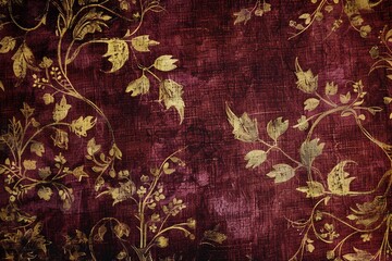 Vintage-Inspired Tapestry Texture Background in Rich Hues.