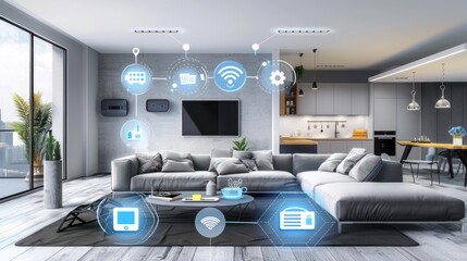 Futuristic Smart Home Technology: Seamless Integration for Convenience and Efficiency