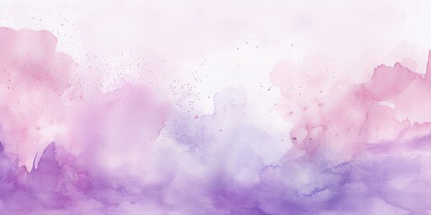Lavender watercolor background texture soft abstract illustration blank empty with copy space