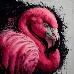 Fototapeta premium Pink Flamingo