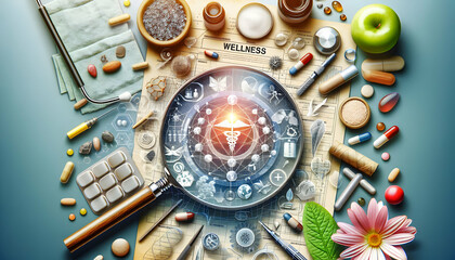 Zooming in on Wellness: Holistic Health Practices Magnified with a Magnifying Glass