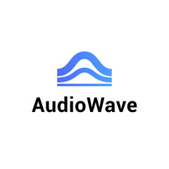 Audio Music Sound Wave Logo Vector Abstract Illustration Icon Design Template Element 