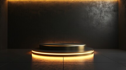 Black and Gold Podium