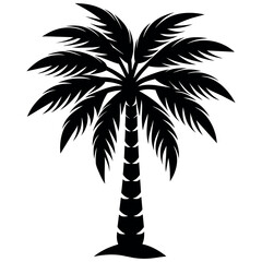 Tropical Palm Tree - Vibrant Nature Icon