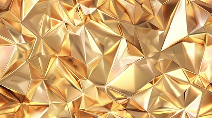 bronze metallic seamless background with triangles