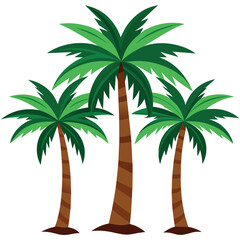 Tropical Palms Tree - Vibrant Nature Icon