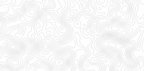 Black and white lines seamless Topographic map patterns, topography line map. Vintage outdoors style. The stylized height of the topographic map contour in lines and contours isolated on transparent.
