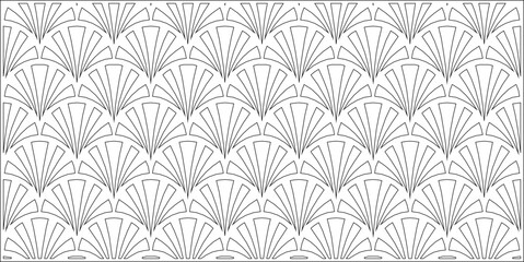 sketch illustration, vector design, modern minimalist geometric abstract art wall decoration image