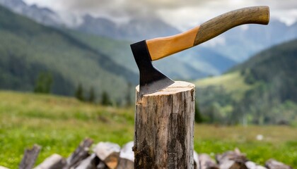 axe, peg, male, power, nature, work,