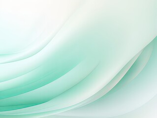 Mint Green abstract nature blurred background gradient backdrop. Ecology concept for your graphic design, banner or poster blank empty with copy space