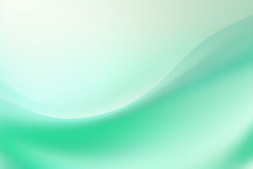 Naklejka premium Mint Green abstract nature blurred background gradient backdrop. Ecology concept for your graphic design, banner or poster blank empty with copy space
