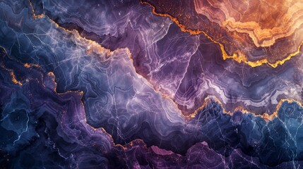 Obraz premium Dark Purple and Blue Marble Background