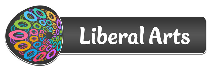 Liberal Arts Dark Colorful Rings Circular Horizontal 