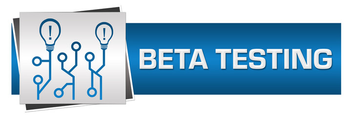Beta Testing Circuit Bulbs Blue Grey Horizontal 