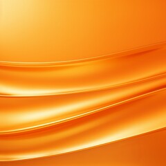 Orange foil metallic wall with glowing shiny light, abstract texture background blank empty with copy space 
