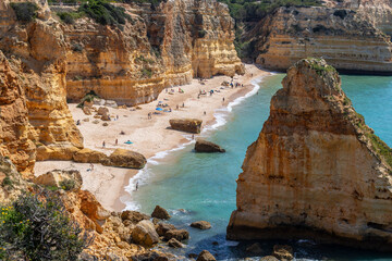 Marinha beach in Algarve, Portugal