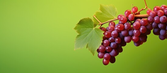 Fototapeta premium Close-up of grapes on a vine