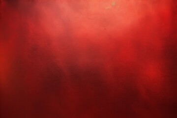Red foil metallic wall with glowing shiny light, abstract texture background blank empty with copy space  - obrazy, fototapety, plakaty