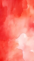 Red watercolor background texture soft abstract illustration blank empty with copy space 