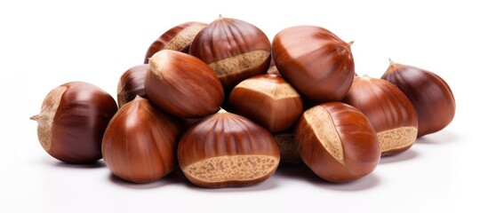 Chestnut pile with central nut