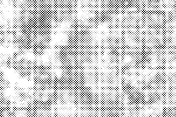 Vector black halftone abstract dots texture effect.