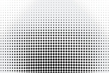 Silver pop art background in retro comic style with halftone dots, vector illustration of backdrop with isolated dots blank empty with copy space