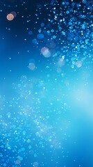 Sky Blue banner dark bokeh particles glitter awards dust gradient abstract background