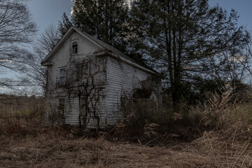 Abandoned house in the Delaware Water Gap  National Recreation Area 