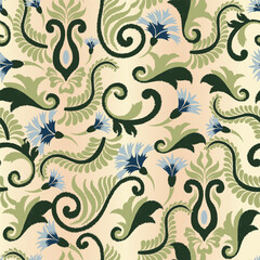 floral pattern in vector, suitable for fabric, clothing, covers, motifs, wallpaper, etc.