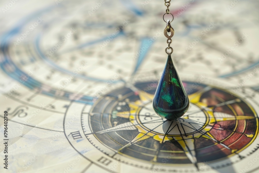 Poster Detailed image of a clock with a pendulum, suitable for time management concepts