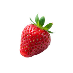 strawberry isolated on transparent background. AI Generative