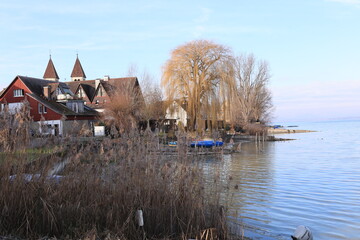 Blick von der Insel Reichenau auf den Bodensee	