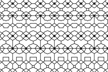 A simple black and white pattern suitable for various design projects