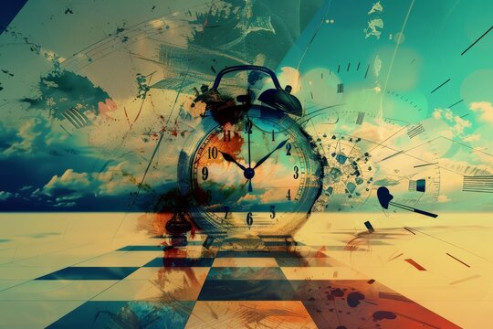 Concept of patience and meticulous precision in digital work