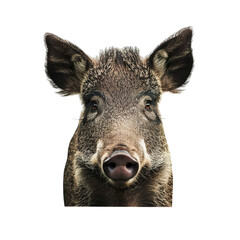 Fototapeta premium wild boar isolated