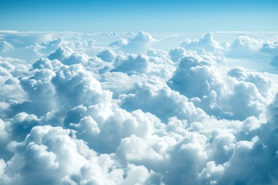 Photo of a view of clouds sky backgrounds airplane