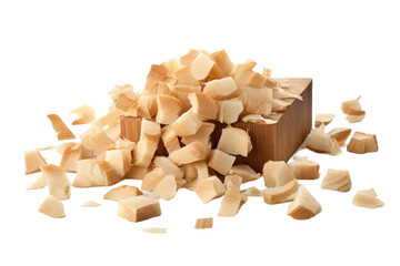 The Timber Trove. On a White or Clear Surface PNG Transparent Background.