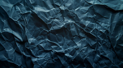 Teal Blue Crumpled Paper Wrapping Texture