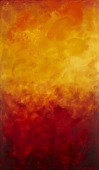 Obraz premium abstract background with blazing hues of burgundy, red, orange, cadmium yellow, and lemon yellow