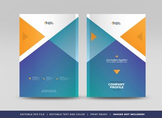 Brochure cover design annual report company profile cover booklet catalog cover 2
