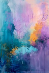 pastel colors abstract painting