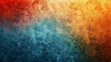 b'Blue and orange abstract painting' - obrazy, fototapety, plakaty