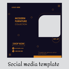 Modern Furniture Social Media Template