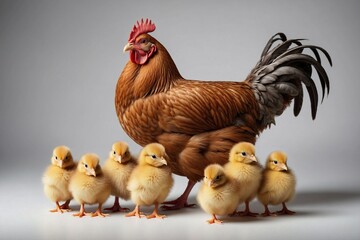 An image of a Chicken Family