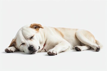 An image of a sleeping Dog