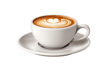 Fototapeta premium Elixir of Morning Tranquility. On a White or Clear Surface PNG Transparent Background.